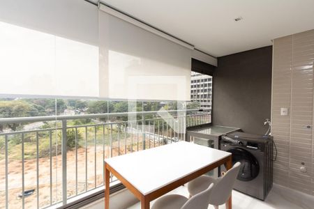 Studio à venda com 36m², 1 quarto e 1 vagaVaranda