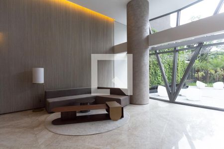 Studio à venda com 36m², 1 quarto e 1 vagaHall social