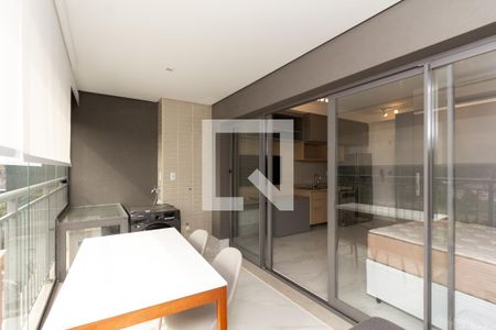 Studio à venda com 36m², 1 quarto e 1 vagaVaranda