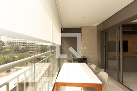 Studio à venda com 36m², 1 quarto e 1 vagaVaranda