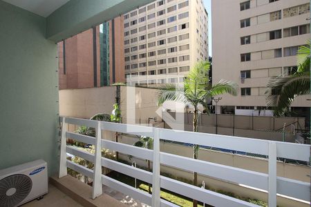 Varanda da Sala de apartamento para alugar com 2 quartos, 100m² em Jardim Paulista, São Paulo
