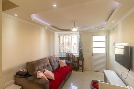 Sala de casa de condomínio para alugar com 2 quartos, 52m² em Guaratiba, Rio de Janeiro
