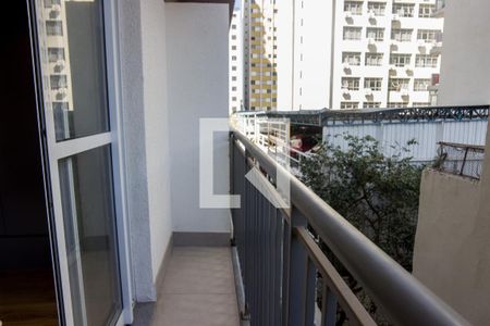 Varanda de kitnet/studio para alugar com 1 quarto, 18m² em Bela Vista, São Paulo