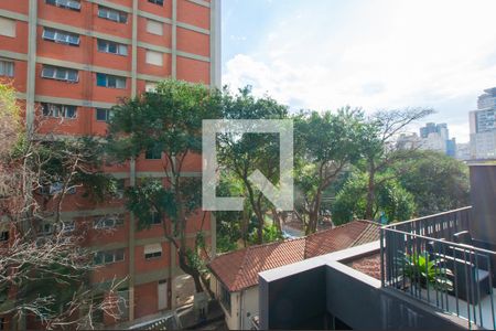 Vista da Varanda de apartamento à venda com 1 quarto, 66m² em Pinheiros, São Paulo