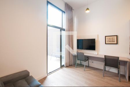 Sala de apartamento à venda com 1 quarto, 66m² em Pinheiros, São Paulo