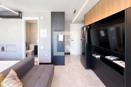 Sala/Quarto e Cozinha integrada de apartamento para alugar com 1 quarto, 28m² em Vila Nova Conceição, São Paulo