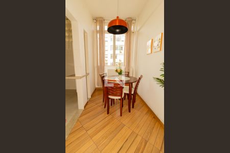 Detalhe da sala de jantar  de apartamento para alugar com 1 quarto, 52m² em Ipanema, Rio de Janeiro