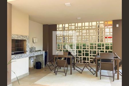 Apartamento à venda com 28m², 1 quarto e sem vaga Apartamento à venda com 28m², 1 quarto e sem vagaÁrea comum - Churrasqueira