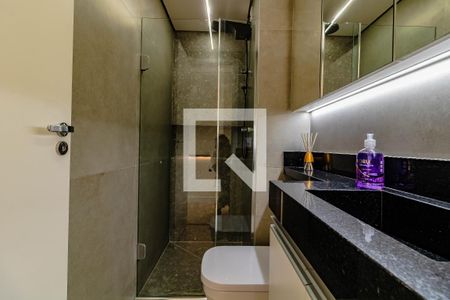 Banheiro de kitnet/studio para alugar com 1 quarto, 27m² em Vila da Saúde, São Paulo