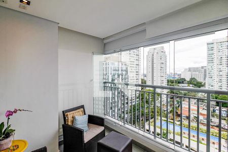Varanda de apartamento à venda com 2 quartos, 74m² em Santo Amaro, São Paulo