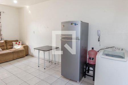 Sala de apartamento para alugar com 1 quarto, 60m² em Boqueirão, Praia Grande