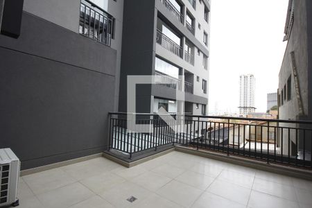 Studio à venda com 44m², 1 quarto e sem vagaVaranda