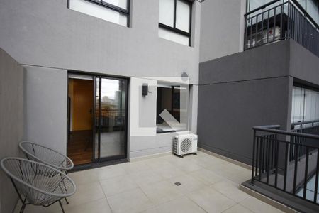 Studio à venda com 44m², 1 quarto e sem vagaVaranda