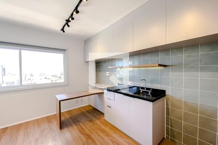 Cozinha de kitnet/studio para alugar com 1 quarto, 21m² em Belenzinho, São Paulo