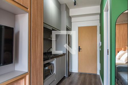 Cozinha de kitnet/studio para alugar com 1 quarto, 26m² em Vila Mariana, São Paulo