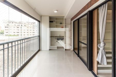Varanda de apartamento à venda com 1 quarto, 43m² em Santa Cecília, São Paulo