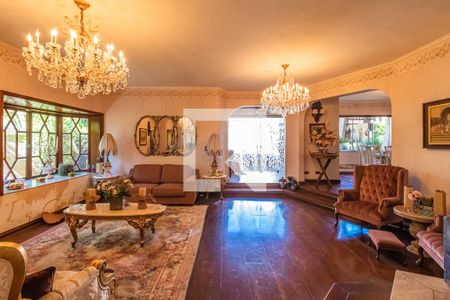 Sala de casa de condomínio para alugar com 4 quartos, 500m² em Alphaville Residencial Zero, Barueri