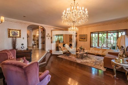 Sala de casa de condomínio para alugar com 4 quartos, 500m² em Alphaville Residencial Zero, Barueri
