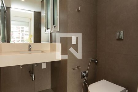 Apartamento para alugar com 102m², 1 quarto e sem vagaBanheiro da Suíte