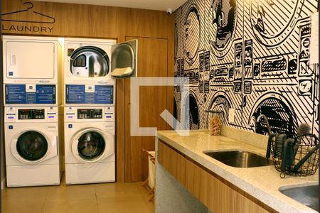 Studio à venda com 29m², 1 quarto e sem vagaLavanderia 