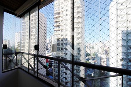 Varanda da Sala de apartamento à venda com 2 quartos, 55m² em Vila Andrade, São Paulo