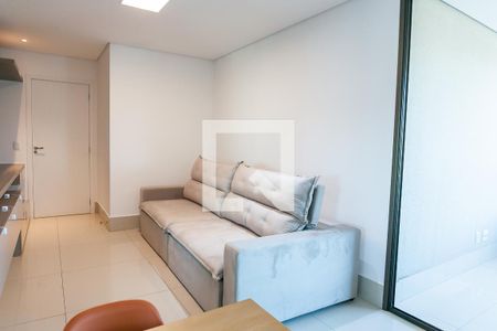 sala de apartamento para alugar com 2 quartos, 80m² em Vila Castela, Nova Lima
