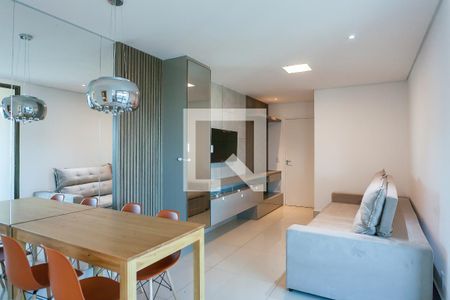 sala de apartamento para alugar com 2 quartos, 80m² em Vila Castela, Nova Lima