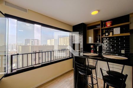 Varanda da Sala de apartamento para alugar com 2 quartos, 54m² em Brás, São Paulo