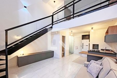 Sala de apartamento para alugar com 1 quarto, 45m² em Azenha, Porto Alegre