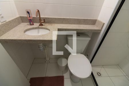 Banheiro Suite de kitnet/studio para alugar com 1 quarto, 24m² em Paraíso do Morumbi, São Paulo