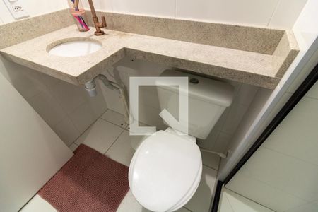 Banheiro Suite de kitnet/studio para alugar com 1 quarto, 24m² em Paraíso do Morumbi, São Paulo