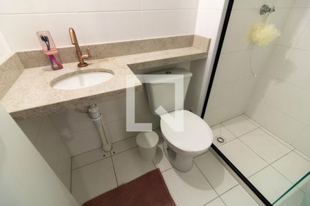 Banheiro Suite de kitnet/studio para alugar com 1 quarto, 24m² em Paraíso do Morumbi, São Paulo