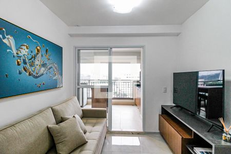 Sala de apartamento para alugar com 2 quartos, 72m² em Jardim Caravelas, São Paulo