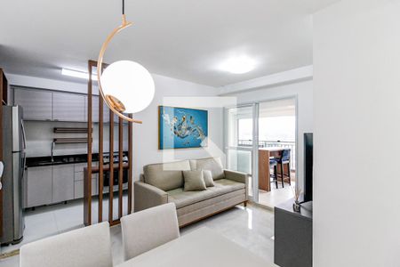 Sala de jantar de apartamento para alugar com 2 quartos, 72m² em Jardim Caravelas, São Paulo