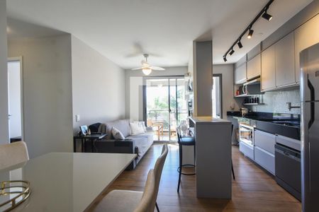 Sala de Jantar  de apartamento à venda com 2 quartos, 55m² em Cidade Monções, São Paulo