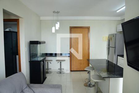 Sala de apartamento para alugar com 2 quartos, 58m² em Jardim Marilu, Cotia