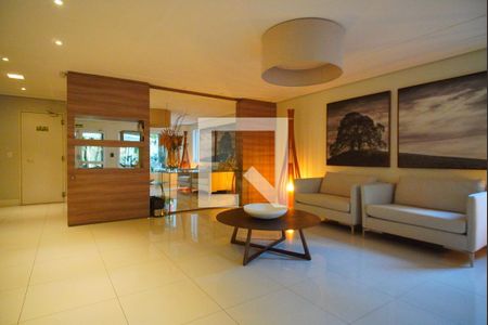 Apartamento à venda com 77m², 2 quartos e 2 vagasHall de entrada