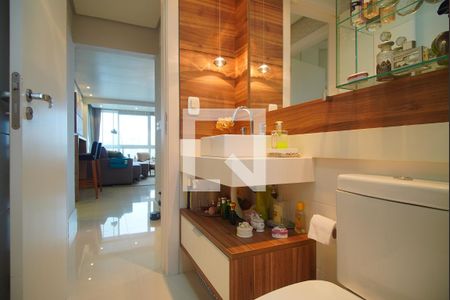 Apartamento à venda com 77m², 2 quartos e 2 vagasBanheiro Corredor 