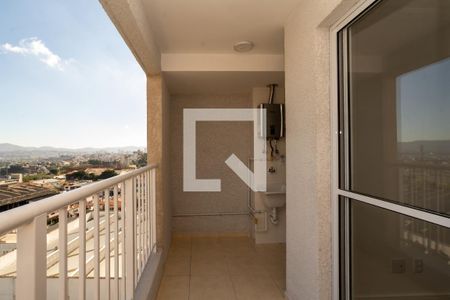 Varanda da Sala de apartamento à venda com 2 quartos, 55m² em Vila Itapegica, Guarulhos