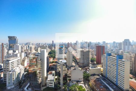 Vista da Varanda de kitnet/studio para alugar com 1 quarto, 30m² em Pinheiros, São Paulo