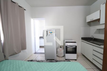 Sala/Cozinha de kitnet/studio para alugar com 1 quarto, 16m² em Brasil, Uberlândia