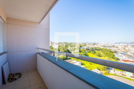 Varanda da sala de apartamento para alugar com 2 quartos, 68m² em Vila Humaitá, Santo André