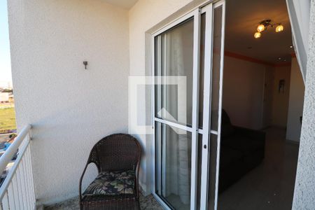 Varanda da Sala de apartamento para alugar com 2 quartos, 48m² em Jardim Nove de Julho, São Paulo