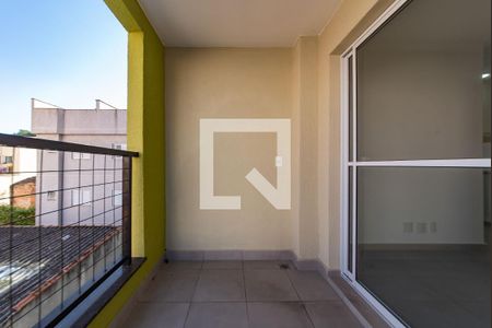 Sacada da Sala de apartamento para alugar com 2 quartos, 57m² em Vila São Pedro, Santo André