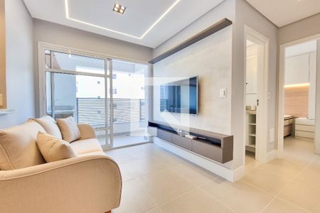Sala de apartamento para alugar com 1 quarto, 45m² em Parque Residencial Aquarius, São José dos Campos
