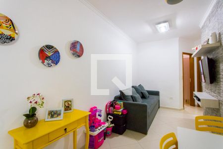 Sala de apartamento para alugar com 2 quartos, 100m² em Vila Tibiriçá, Santo André