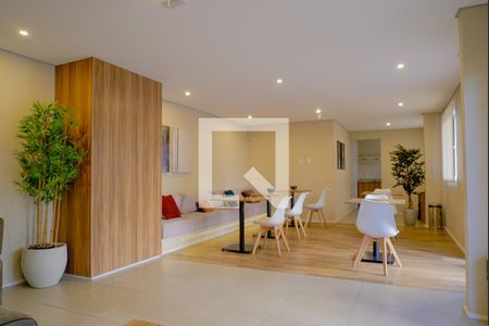 Apartamento à venda com 28m², 1 quarto e sem vaga Apartamento à venda com 28m², 1 quarto e sem vagaÁrea comum - Salão de festas