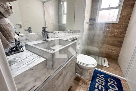 Apartamento à venda com 74m², 2 quartos e 2 vagasBanheiro do Quarto 2