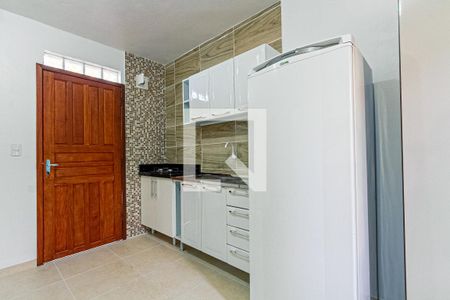 Cozinha de kitnet/studio para alugar com 1 quarto, 20m² em Jardim Cidade de Florianópolis, São José