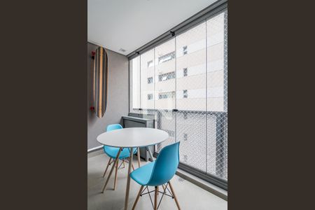 Varanda de apartamento à venda com 1 quarto, 25m² em Cerqueira César, São Paulo